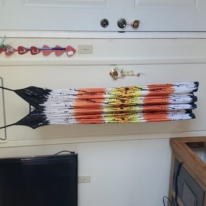 TIE DYE MAXI DRESS SIZE MEDIUM